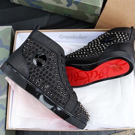 louis vuitton spiked sneakers low|blue louboutin sneakers spikes.